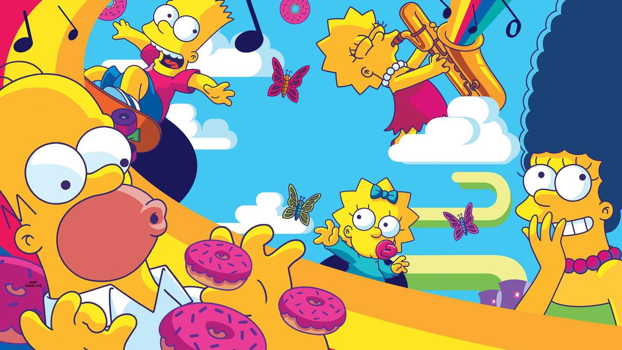 The Simpsons backdrop