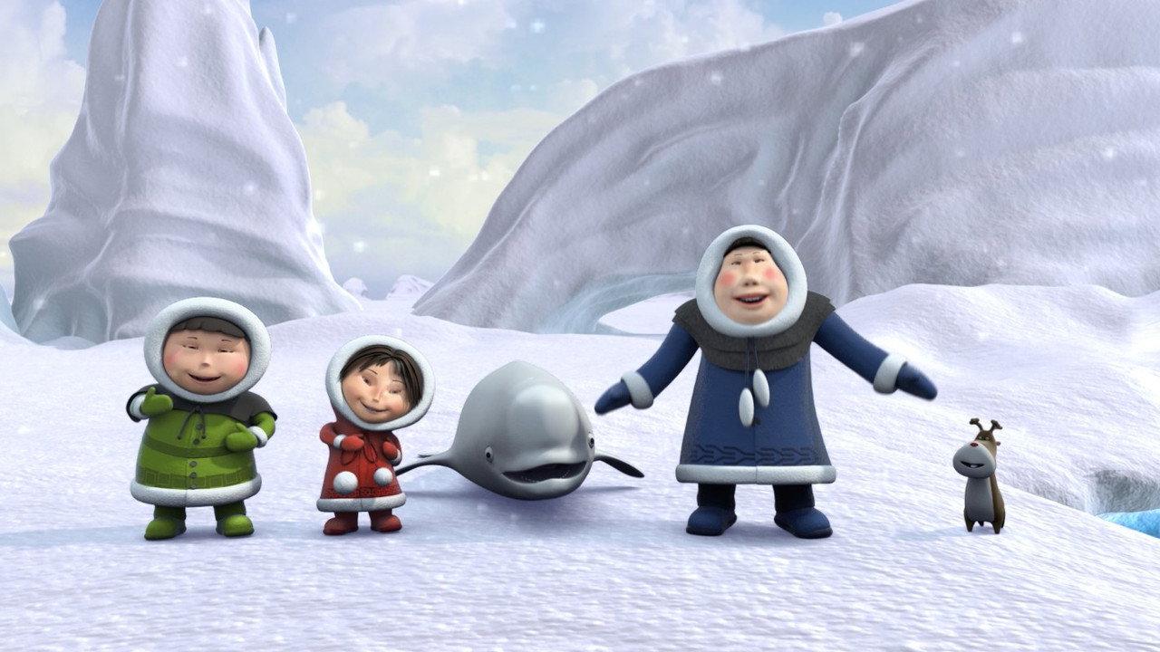 Eskimo Girl backdrop