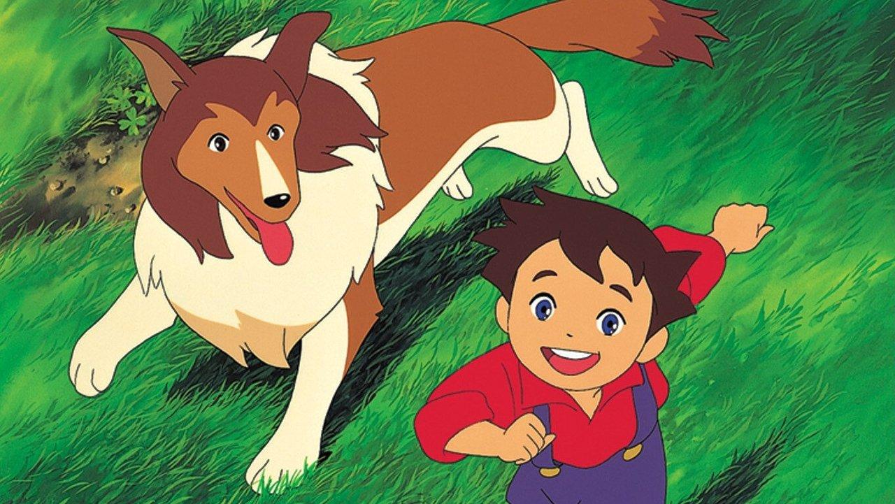 Famous Dog Lassie backdrop