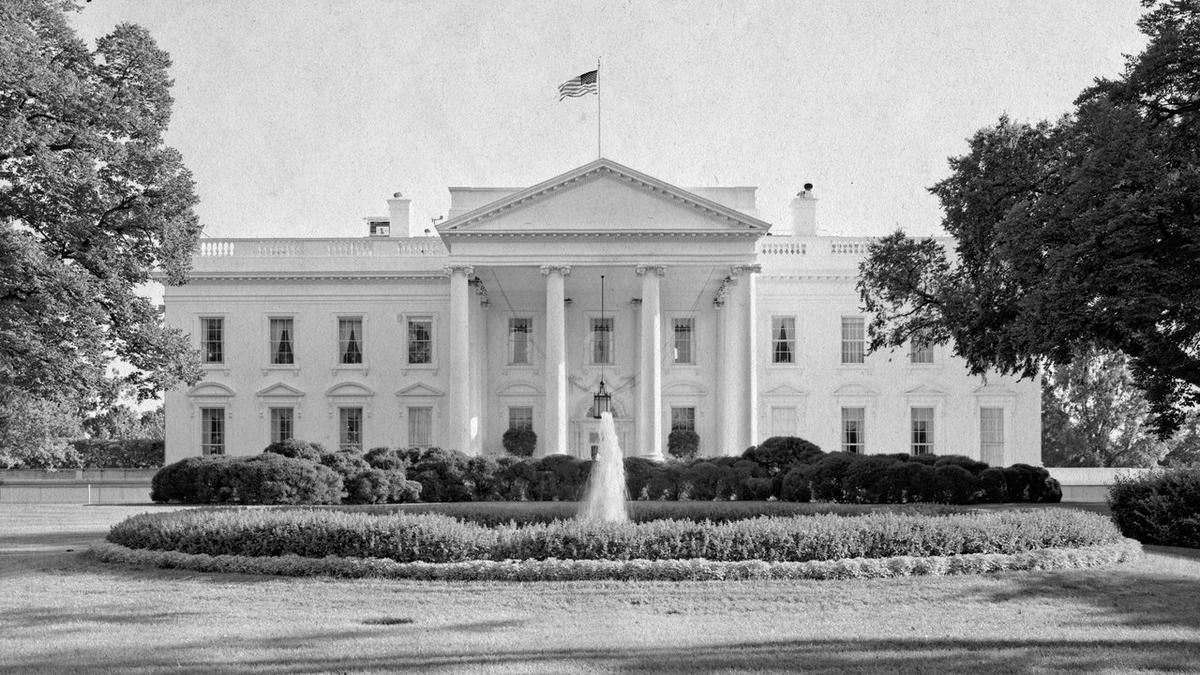 Race for the White House backdrop