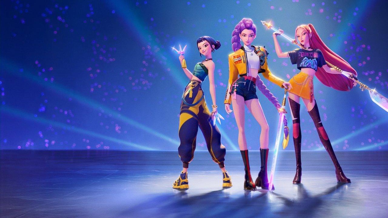 KPop Demon Hunters Lyric Videos backdrop