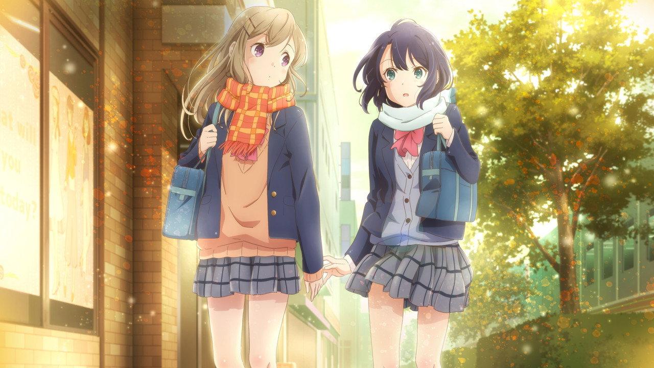 Adachi and Shimamura backdrop