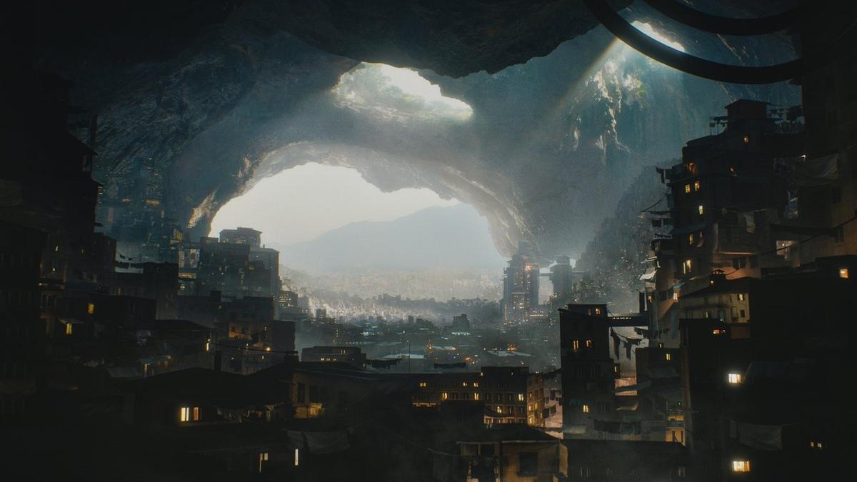 Utopia Falls backdrop
