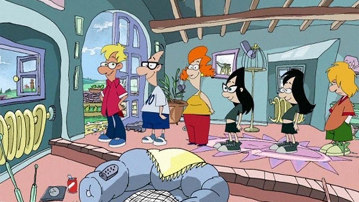 The Spaghetti Family backdrop