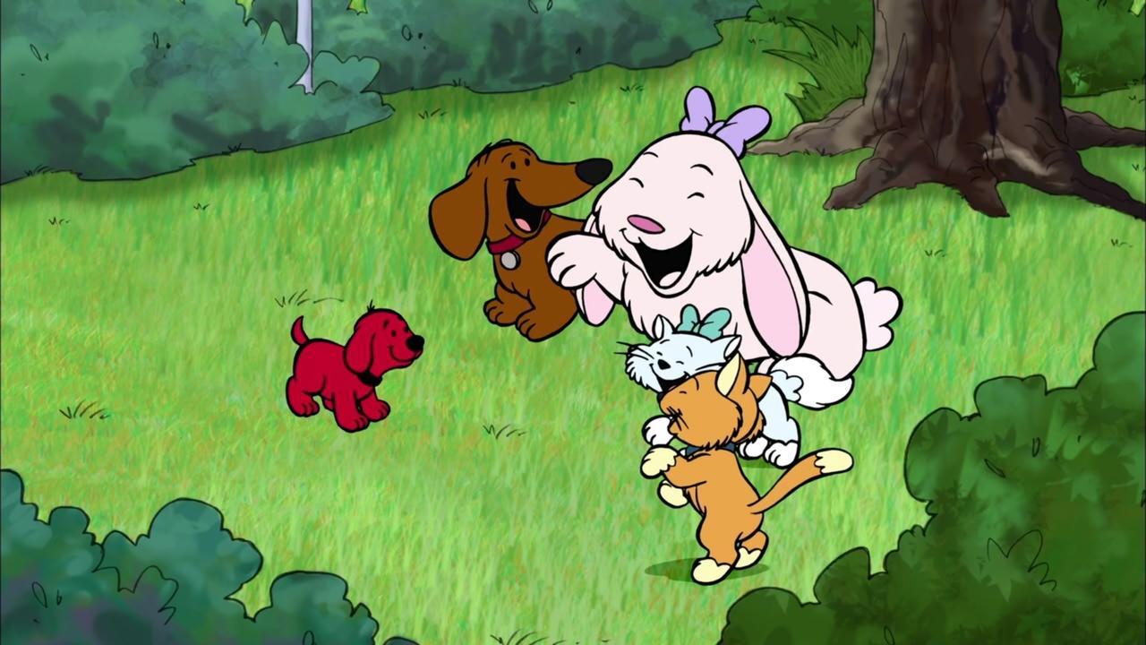 Clifford's Puppy Days backdrop