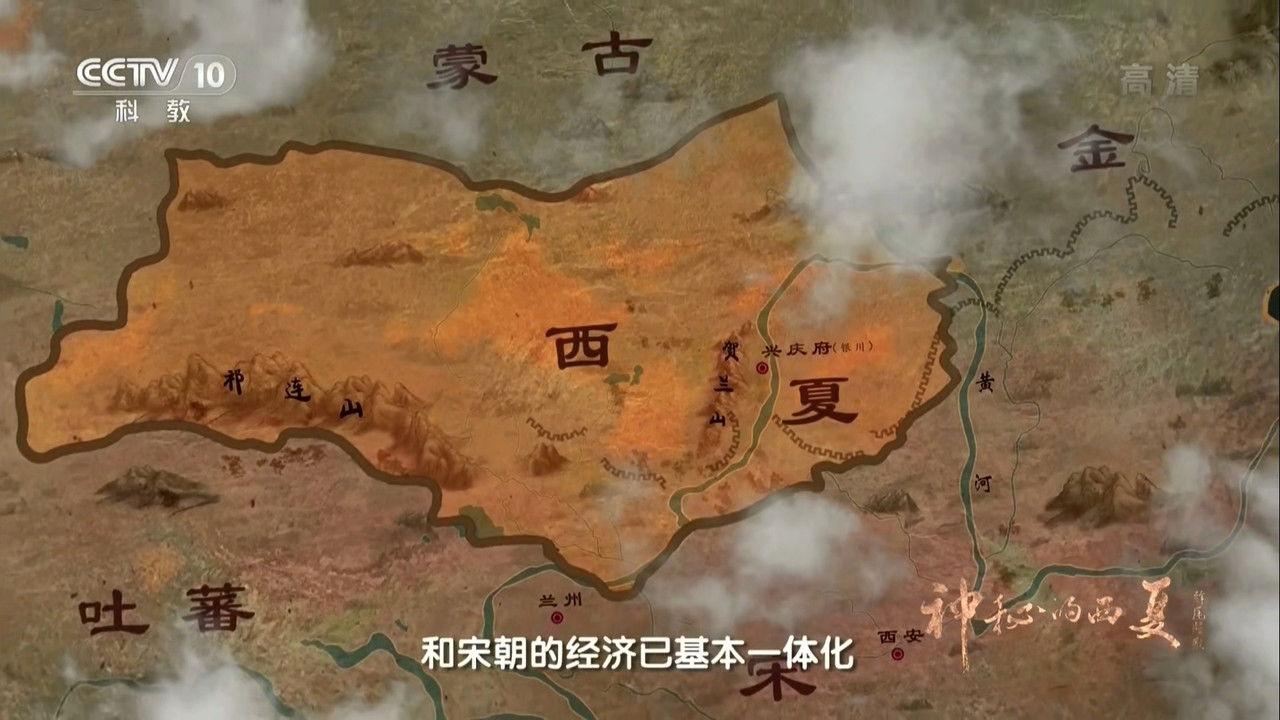 神秘的西夏 backdrop