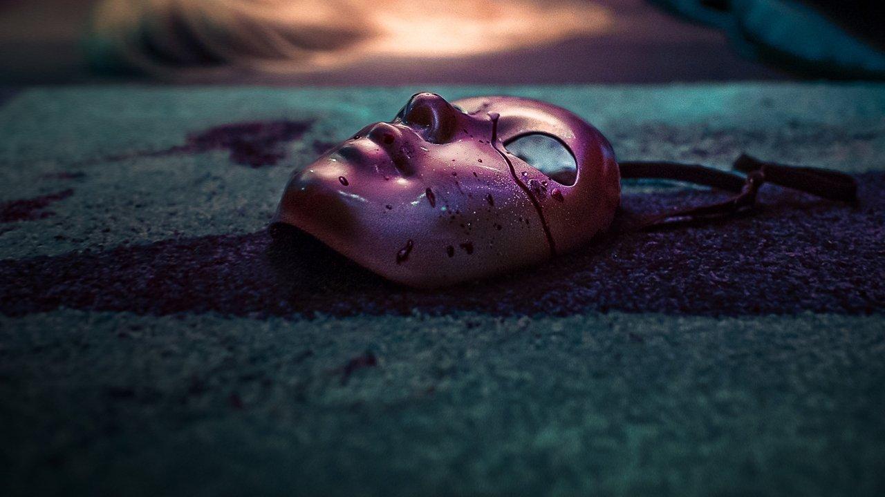 Mask Girl backdrop