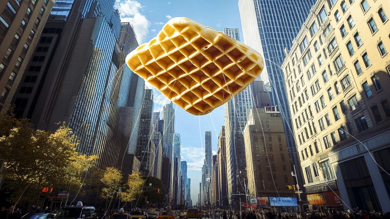 The Big Waffle backdrop