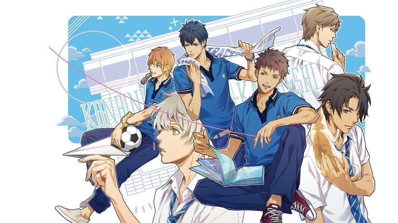 Convenience Store Boy Friends backdrop