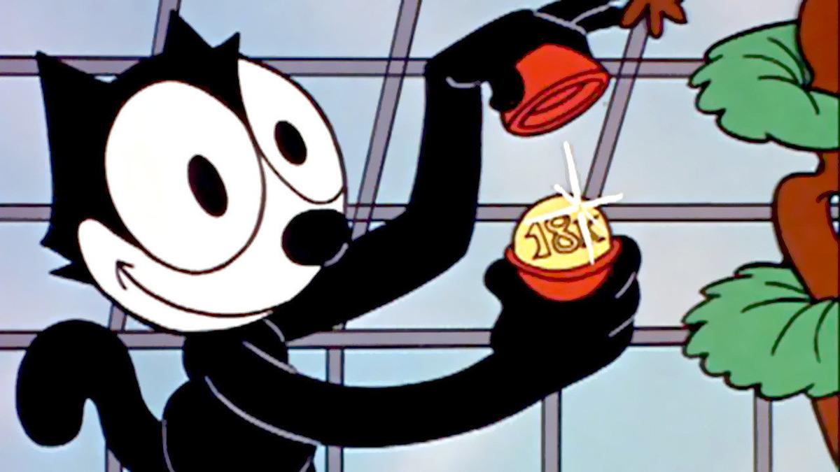 Felix the Cat backdrop