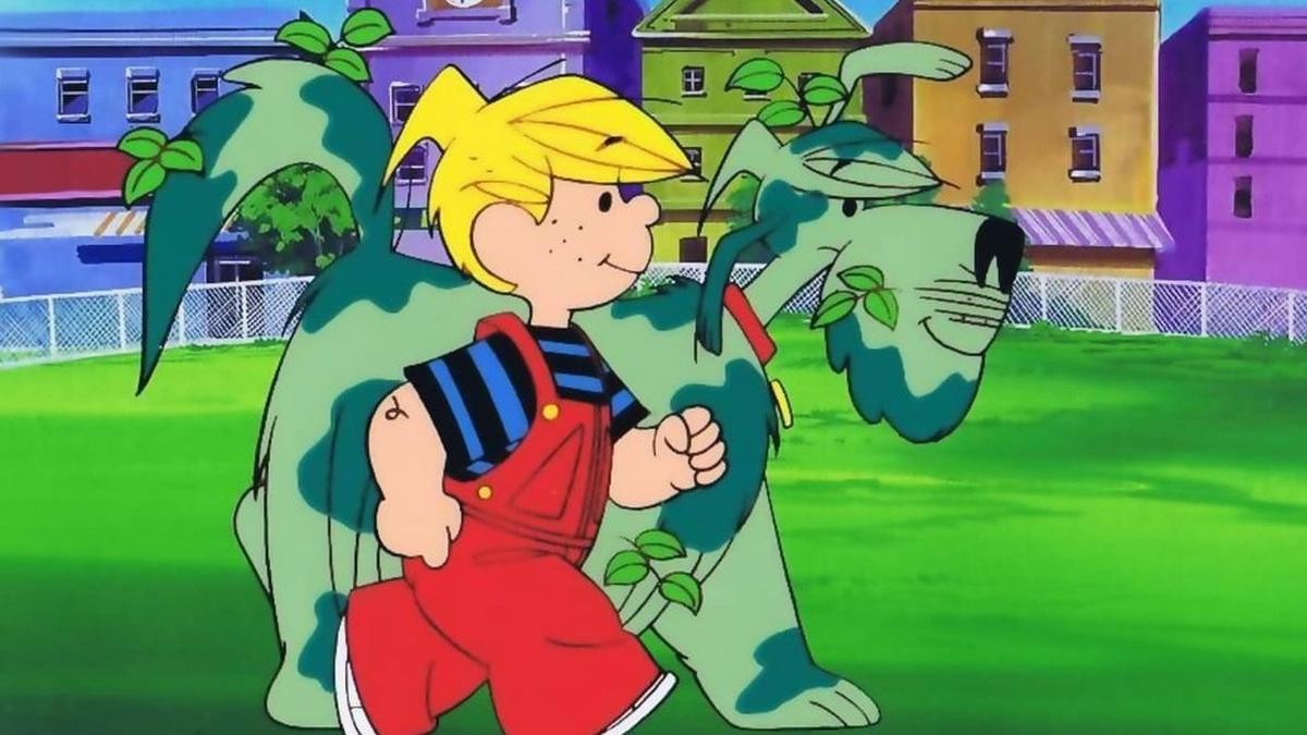 Dennis the Menace backdrop