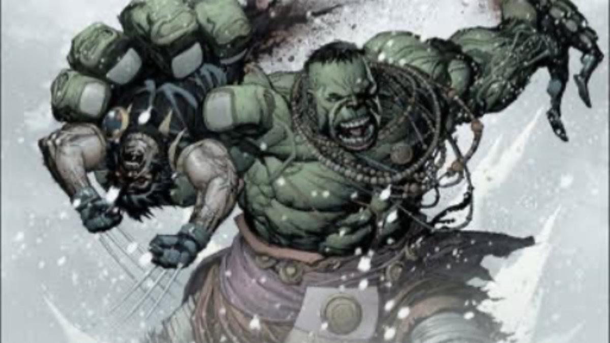 Ultimate Wolverine vs. Hulk backdrop