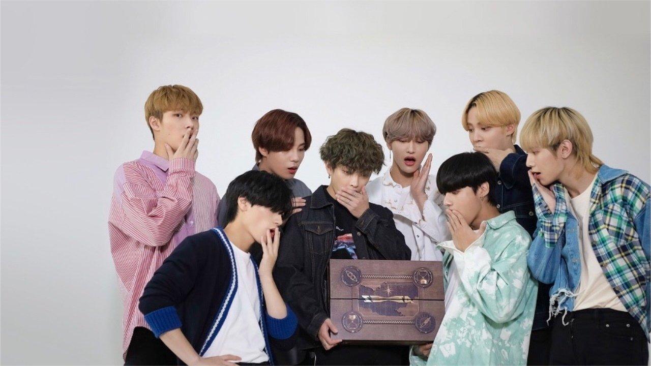 ATEEZ Fever Road backdrop