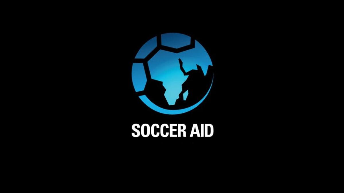 Soccer Aid backdrop
