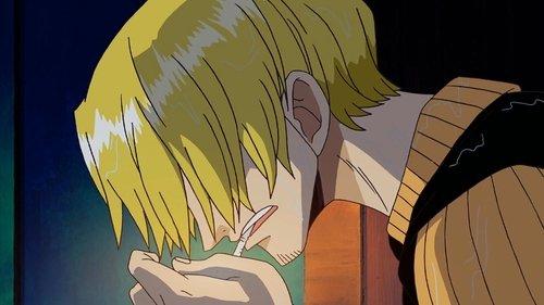 One Piece Season 8 Episode 253 - Sanji Barges In! Sea Train Battle in the Storm!