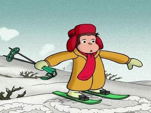 Curious George Season 1 Episode 45 - Ski Monkey