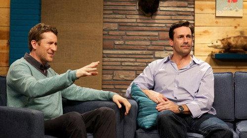 Comedy Bang! Bang! Season 1 Episode 3 - Jon Hamm Wears a Light Blue Shirt & Silver Watch