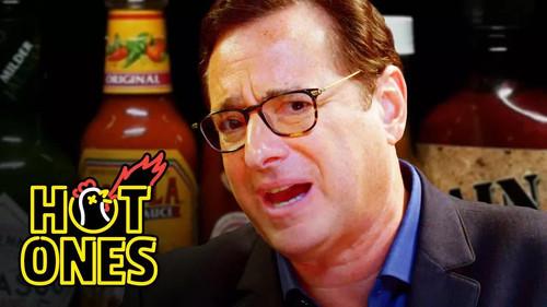 Hot Ones Season 4 Episode 18 - Bob Saget Hiccups Uncontrollably While Eating Spicy Wings