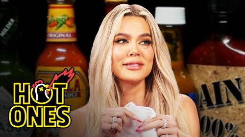 Hot Ones Season 18 Episode 5 - Khloé Kardashian Holds Back Tears While Eating Spicy Wings
