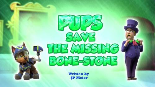 PAW Patrol Season 11 Episode 10 - Pups Save the Missing Bone-Stone