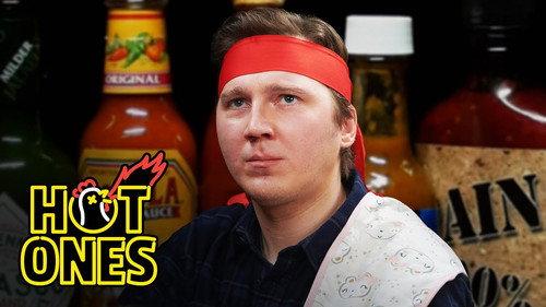 Hot Ones Season 19 Episode 12 - Paul Dano Needs a Burp Cloth While Eating Spicy Wings