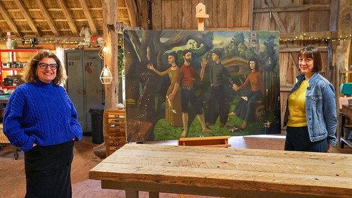 The Repair Shop Season 8 Episode 24 - Painting 'The Storyteller' by Robin Rae