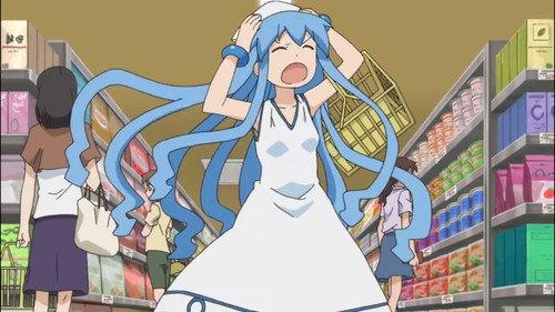 Squid Girl Season 2 Episode 8 - Watch My Shell While I'm Out?! / Quitting Cold Squid?! / Come Down With A Squiddle Heat Stroke?!