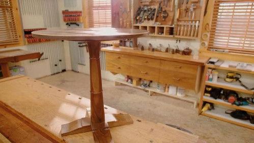 Classic Woodworking Season 1 Episode 3 - Sunburst Veneer Side Table