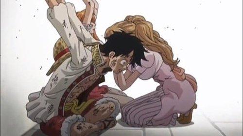 One Piece Season 19 Episode 815 - Goodbye! Pudding's Tearful Determination!