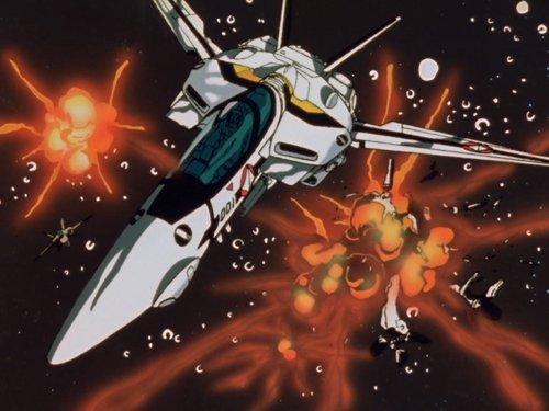 Super Dimension Fortress Macross Season 1 Episode 6 - Daedalus Attack