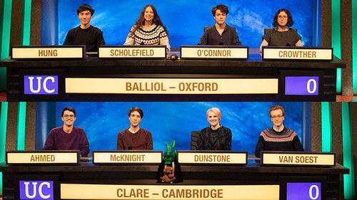 University Challenge Season 50 Episode 6 - Balliol College, Oxford v Clare College, Cambridge