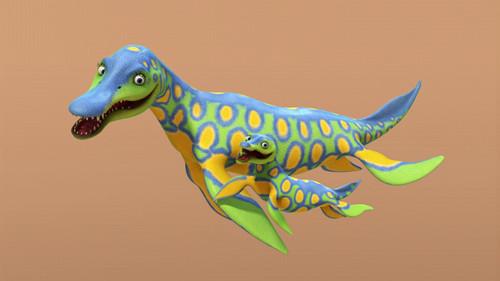 Dinosaur Train Season 3 Episode 24 - Zeppelin: Atoll