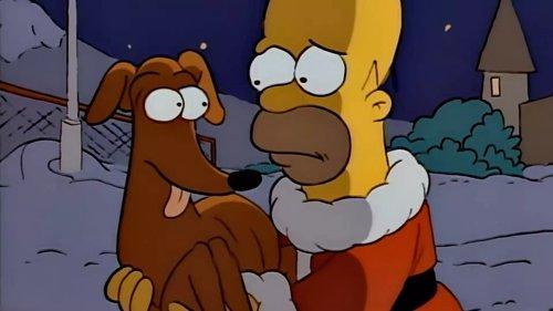 The Simpsons Season 1 Episode 1 - Simpsons Roasting on an Open Fire