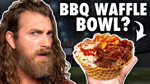 Good Mythical Morning Season 28 Episode 11 - Craziest Stadium Food Taste Test