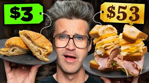 Good Mythical Morning Season 25 Episode 12 - Cheap vs. Expensive Sandwich Taste Test