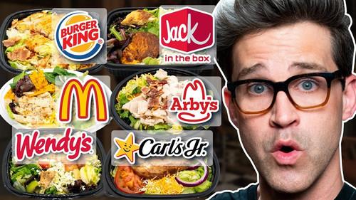 Good Mythical Morning Season 15 Episode 21 - Who Makes The Best Fast Food Salad? Taste Test