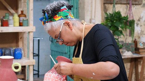 The Great Pottery Throw Down Season 5 Episode 6 - 1960s Glazed Vessels and Repeating Patterns