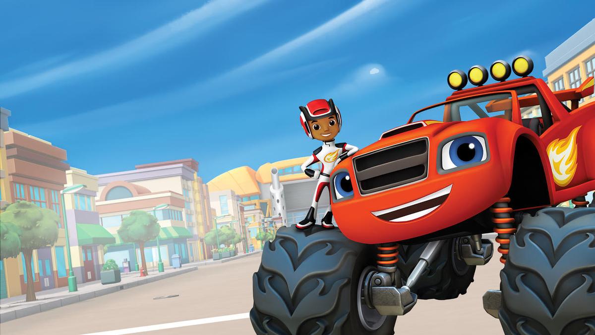 Blaze and the Monster Machines backdrop