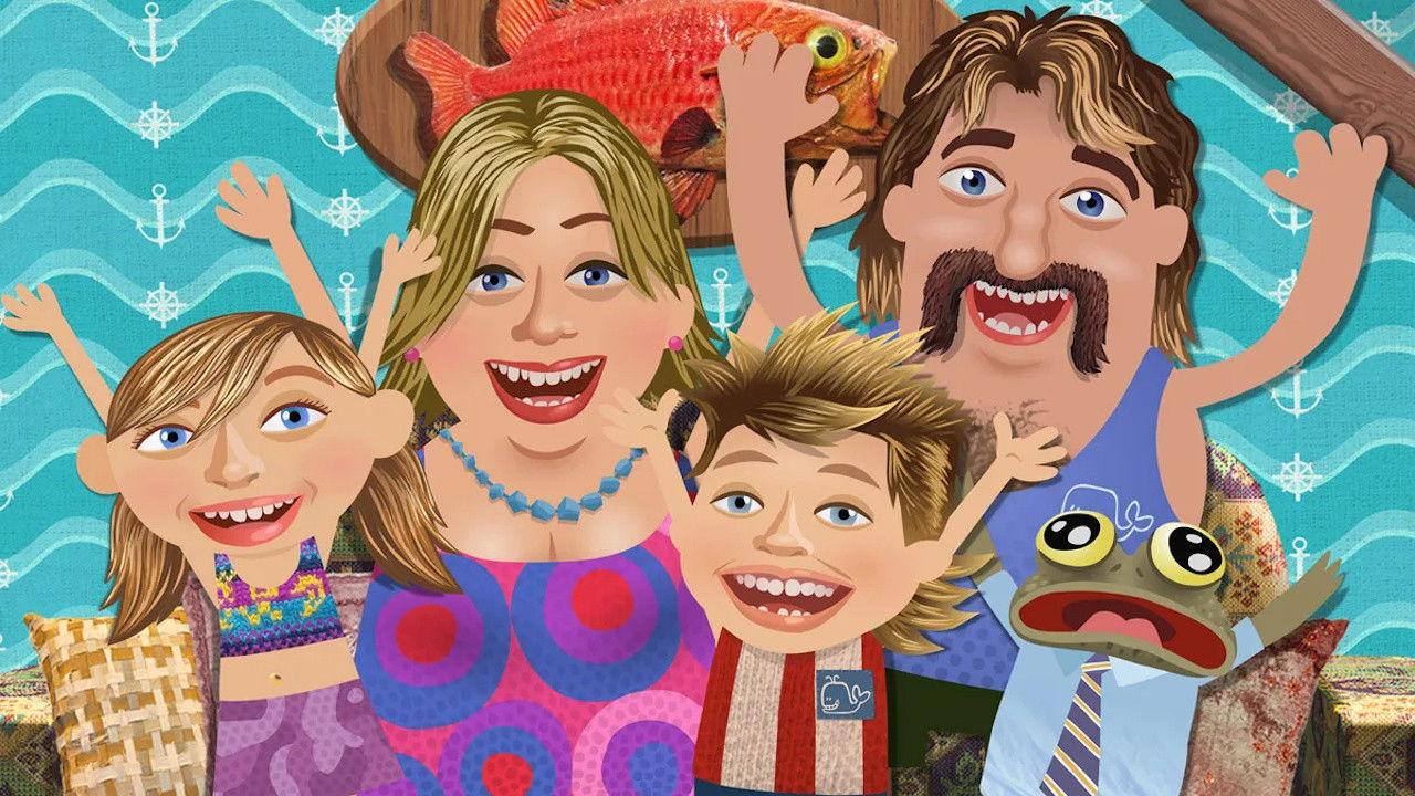 The Flamin' Thongs backdrop