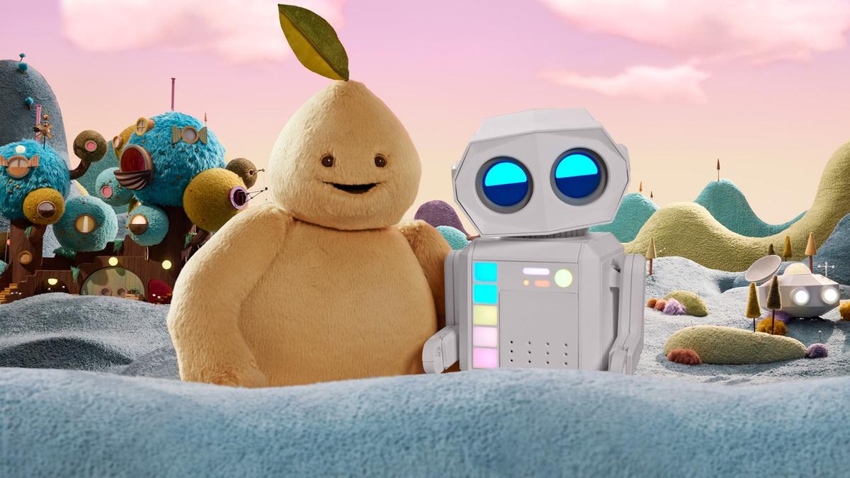 Beep and Mort backdrop