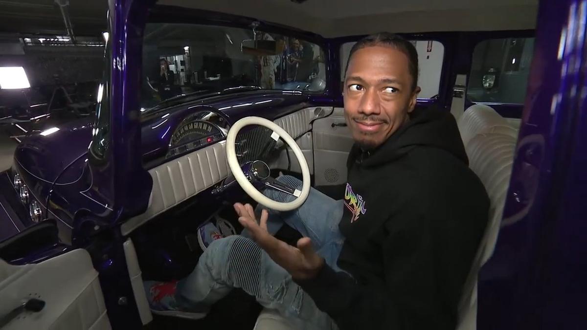 Nick Cannon's Big Drive backdrop