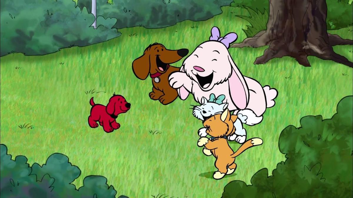 Clifford's Puppy Days backdrop