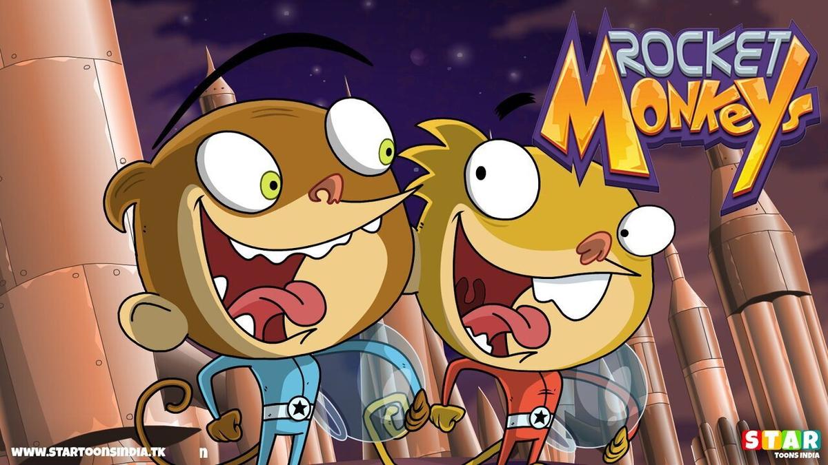 Rocket Monkeys backdrop