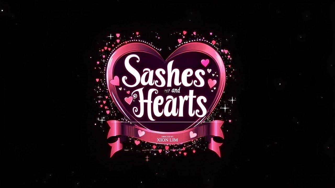 Sashes and Hearts backdrop