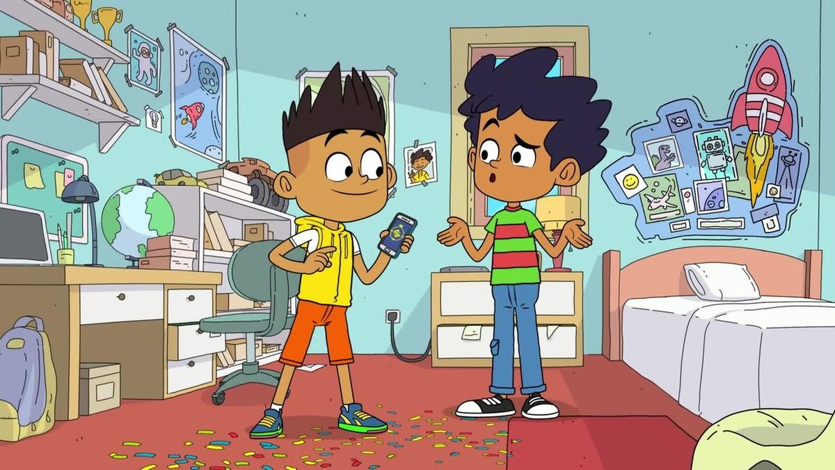 The Twisted Timeline of Sammy & Raj backdrop