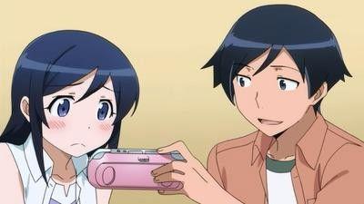 Oreimo Season 2 Episode 2 - The Big Brother I Trusted and Sent Off Can't Get This Addicted to a Mobile Dating Sim and Commit Sexual Harassment