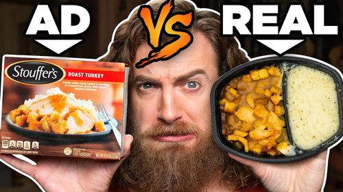 Good Mythical Morning Season 21 Episode 5 - Frozen Food Ads vs. Real Life Food (Test)