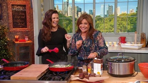 Background image for Tiffani Amber Thiessen's Short Rib Enchiladas + Rach's Beer Cheese Soup