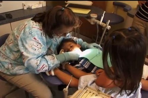 Sextuplets' First Dentist Visit