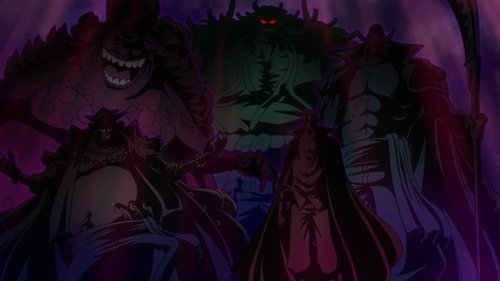 Background image for An Explosive Situation! Two Emperors of the Sea Going After Luffy!